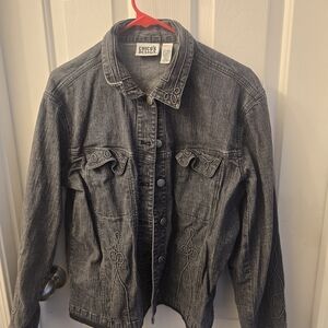 Chico's Charcoal Jean Jacket for Women